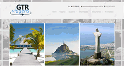 Desktop Screenshot of gtrviagens.com.br