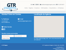 Tablet Screenshot of gtrviagens.com.br